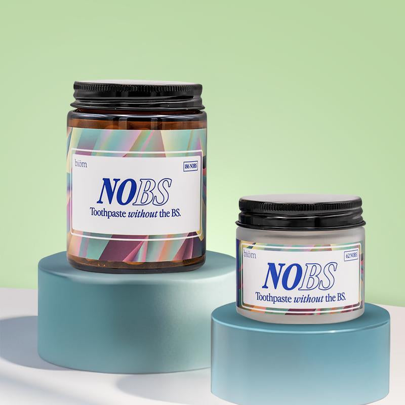 NOBS Nano Hydroxyapatite Toothpaste Tablets: Fluoride-Free, Plastic-Free & Eco-Friendly