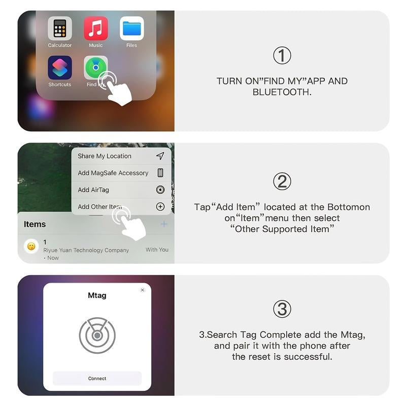 LOZE GPS Tracker: No Monthly Fee, Apple Find My Compatible (iOS) - Mini, Invisible Tracker for Car, Pet, Luggage