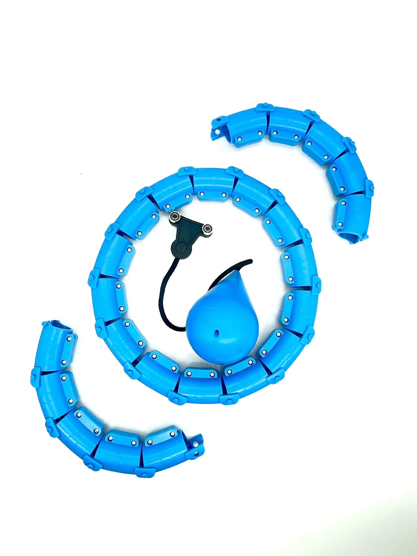 24 Section Smart Weighted Sport Hoops Abdominal Thin Waist Exercise Detachable Hoop Massage Fitness Circles Training Weight Loss