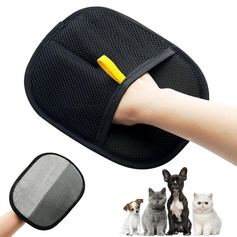 Pet Hair Removal Gloves, Electrostatic Pet Hair Removal Gloves for Dog & Cat - Double-Sided Grooming Gloves for Carpet, Couch, Clothing & Furniture 2025 New
