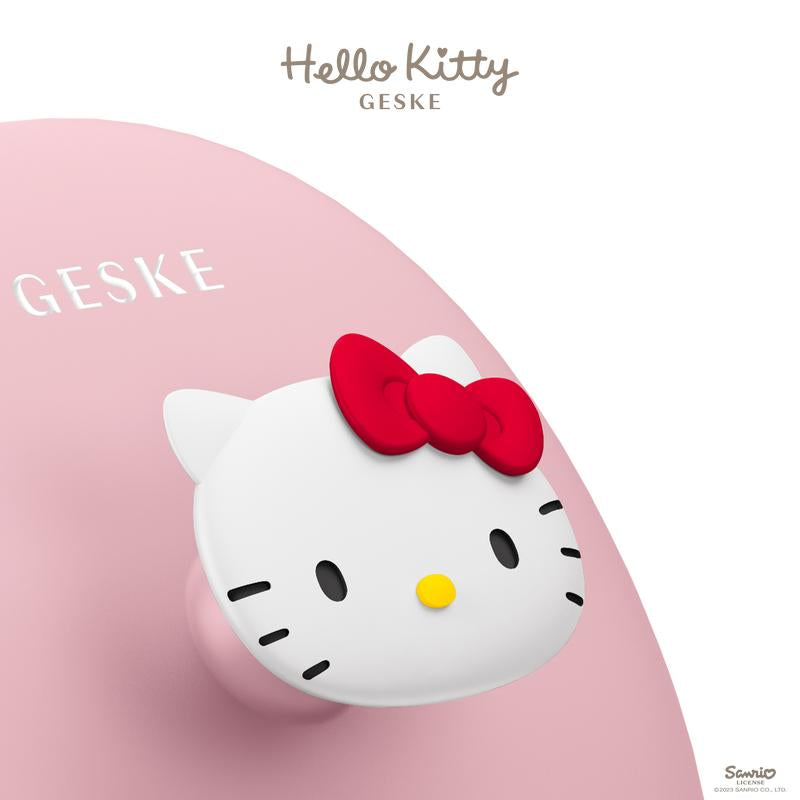 πΈ GESKE Hello Kitty Facial Brush β 3-in-1 Gentle Cleansing & Makeup Brush Set