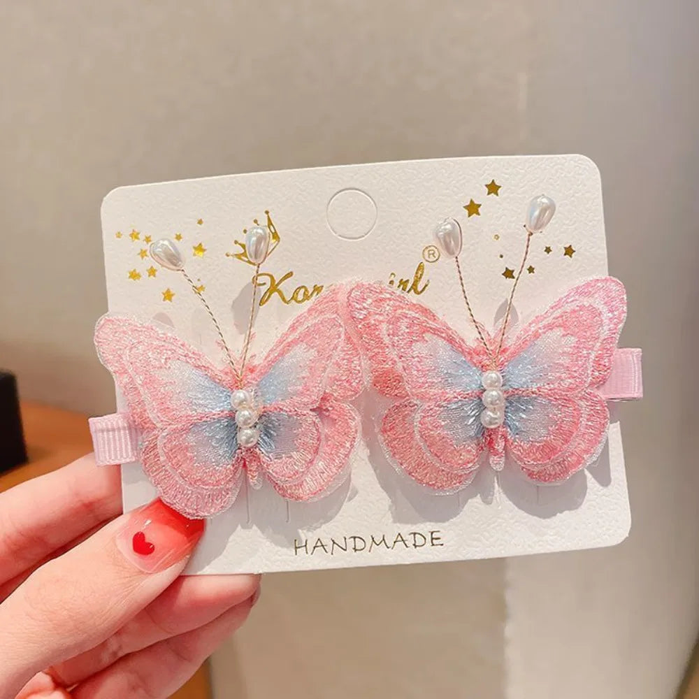🦋 Moving Wings Butterfly Hair Clip – Cute Animated Side Clip with Fluttering Wings