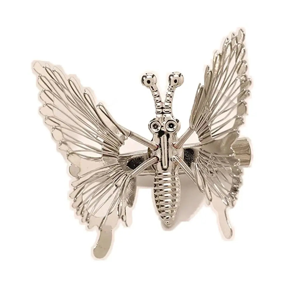 🦋 Moving Wings Butterfly Hair Clip – Cute Animated Side Clip with Fluttering Wings