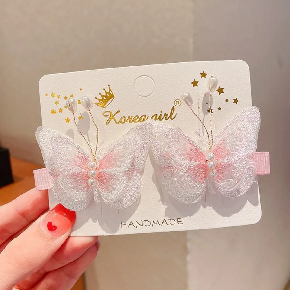 🦋 Moving Wings Butterfly Hair Clip – Cute Animated Side Clip with Fluttering Wings