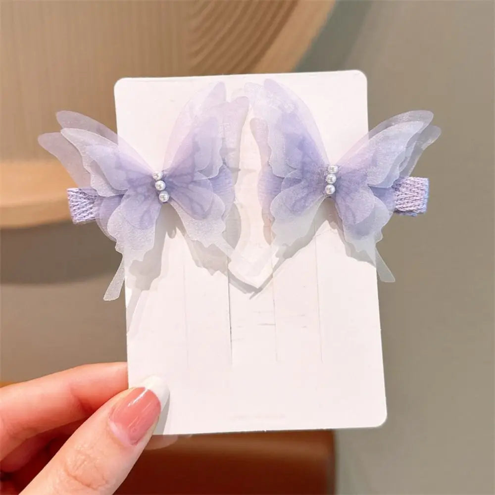 🦋 Moving Wings Butterfly Hair Clip – Cute Animated Side Clip with Fluttering Wings