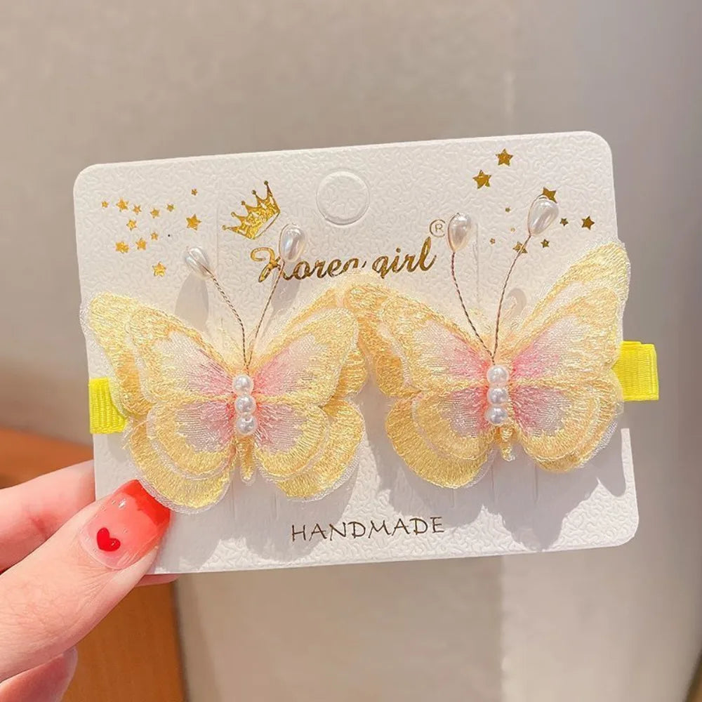 🦋 Moving Wings Butterfly Hair Clip – Cute Animated Side Clip with Fluttering Wings