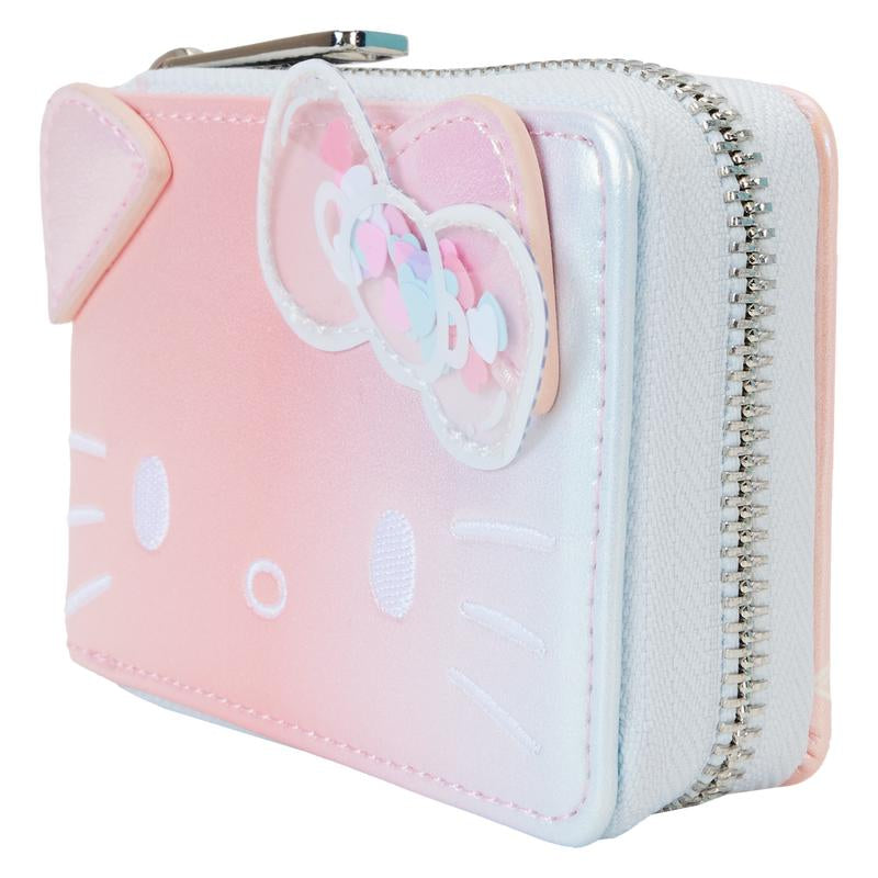 Sanrio Hello Kitty 50th Anniversary Clear & Cute Accordion Zip-Around Wallet