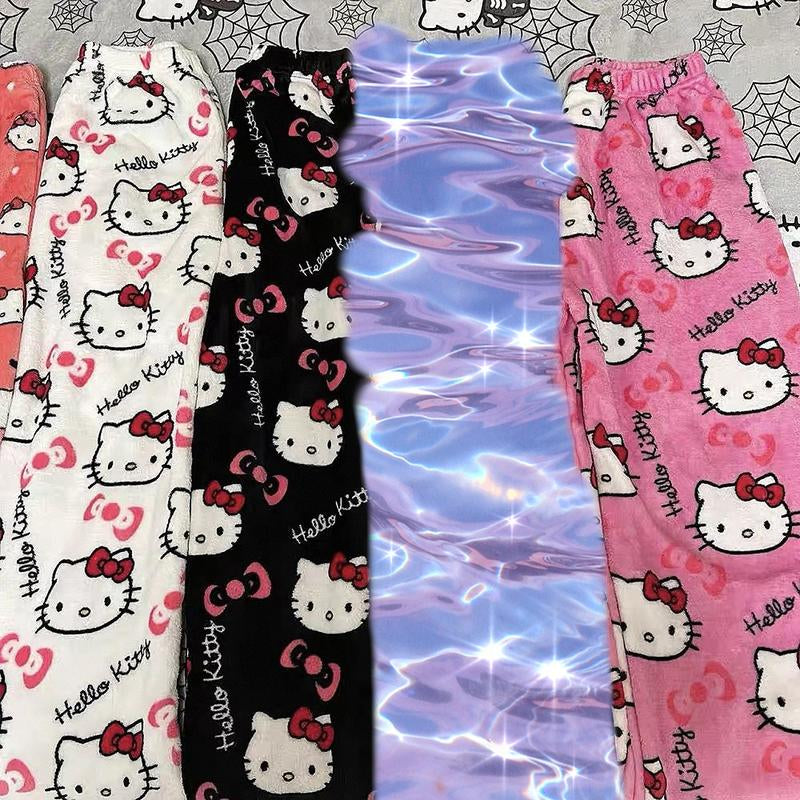 π SANRIO Hello Kitty Comfy Pajama Pants β Cute & Cozy Y2K-Style Loungewear for Women