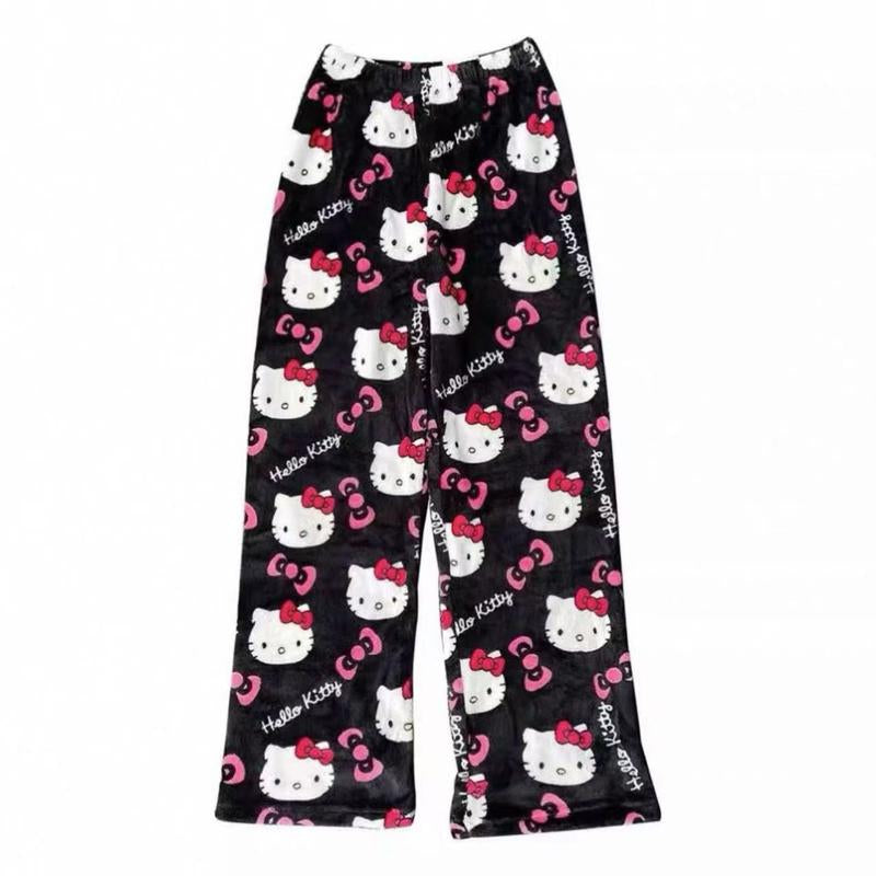 π SANRIO Hello Kitty Comfy Pajama Pants β Cute & Cozy Y2K-Style Loungewear for Women