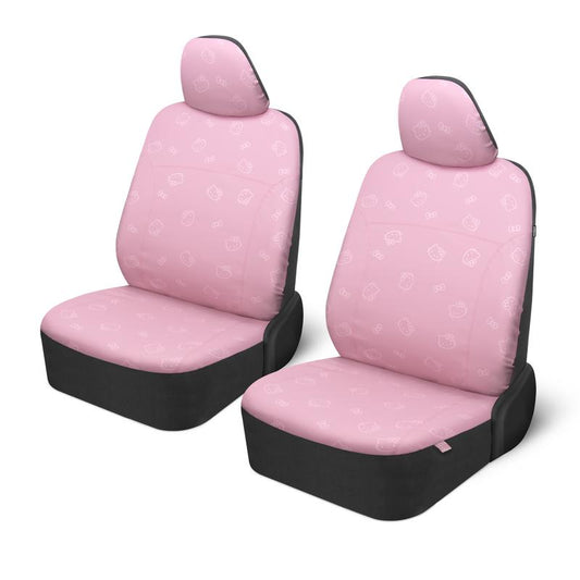 Hello Kitty Leatherette Seat Covers – Front Car Seat Protector (2-Pack)