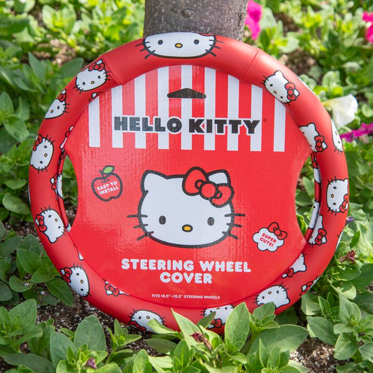 Hello Kitty & Friends Steering Wheel Cover – Adorable Kawaii Car Accessory