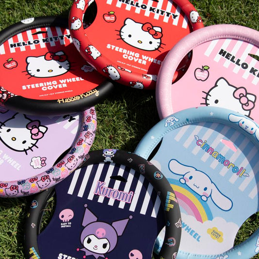Hello Kitty & Friends Steering Wheel Cover – Adorable Kawaii Car Accessory