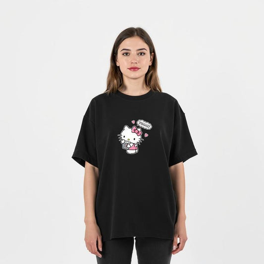 🎀 Hello Kitty Women’s Short Sleeve Top – Cute Casual Crewneck Tee for Summer