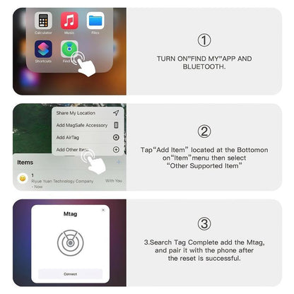 LOZE GPS Tracker: No Monthly Fee, Apple Find My Compatible (iOS) - Mini, Invisible Tracker for Car, Pet, Luggage