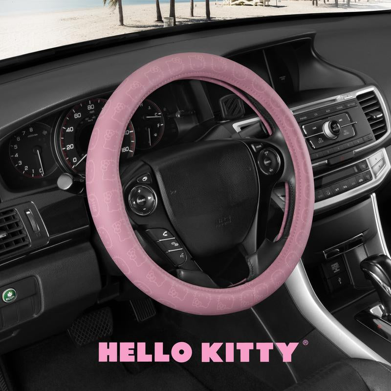 Hello Kitty & Friends Steering Wheel Cover – Adorable Kawaii Car Accessory