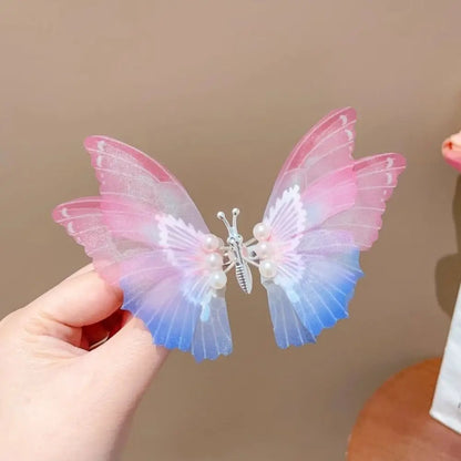 🦋 Moving Wings Butterfly Hair Clip – Cute Animated Side Clip with Fluttering Wings