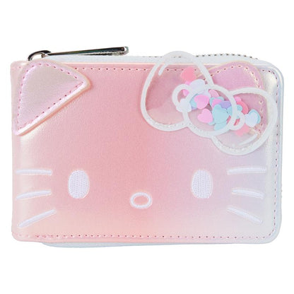 Sanrio Hello Kitty 50th Anniversary Clear & Cute Accordion Zip-Around Wallet