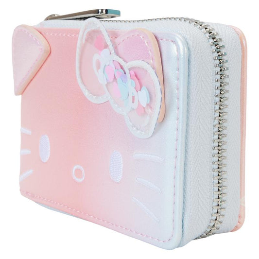 Sanrio Hello Kitty 50th Anniversary Clear & Cute Accordion Zip-Around Wallet