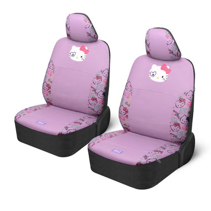 Hello Kitty Leatherette Seat Covers – Front Car Seat Protector (2-Pack)